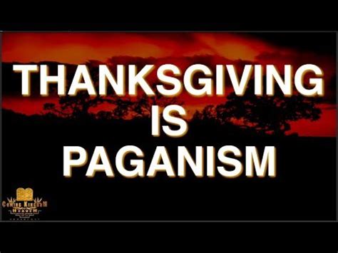 Thanksgiving: A Time for Pagans to Give Thanks